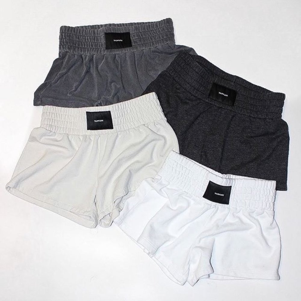 TALENTLESS SCOT DISICK GREY STEEL BOXING SHORTS XS